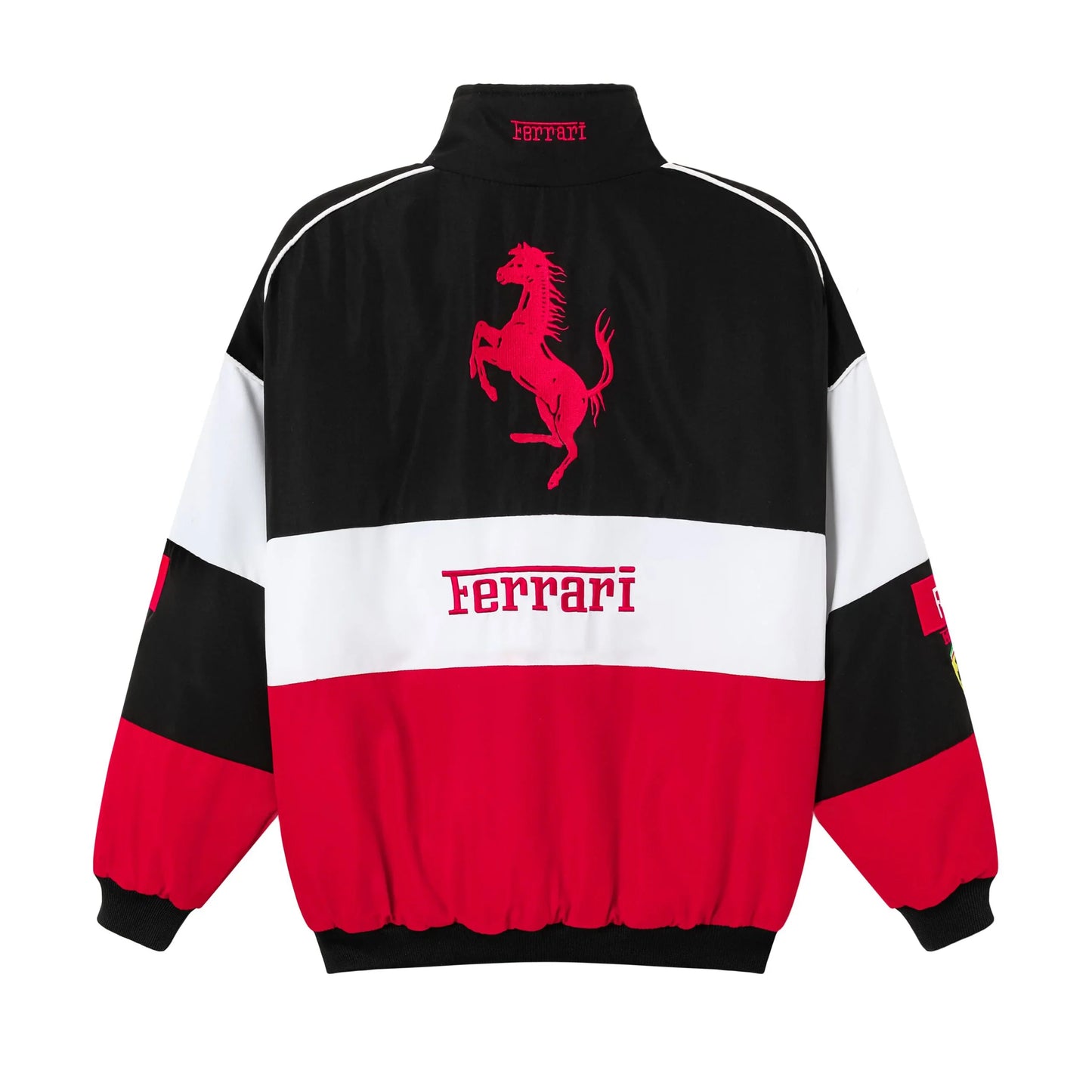 Retro F1 Racing Jacket - White