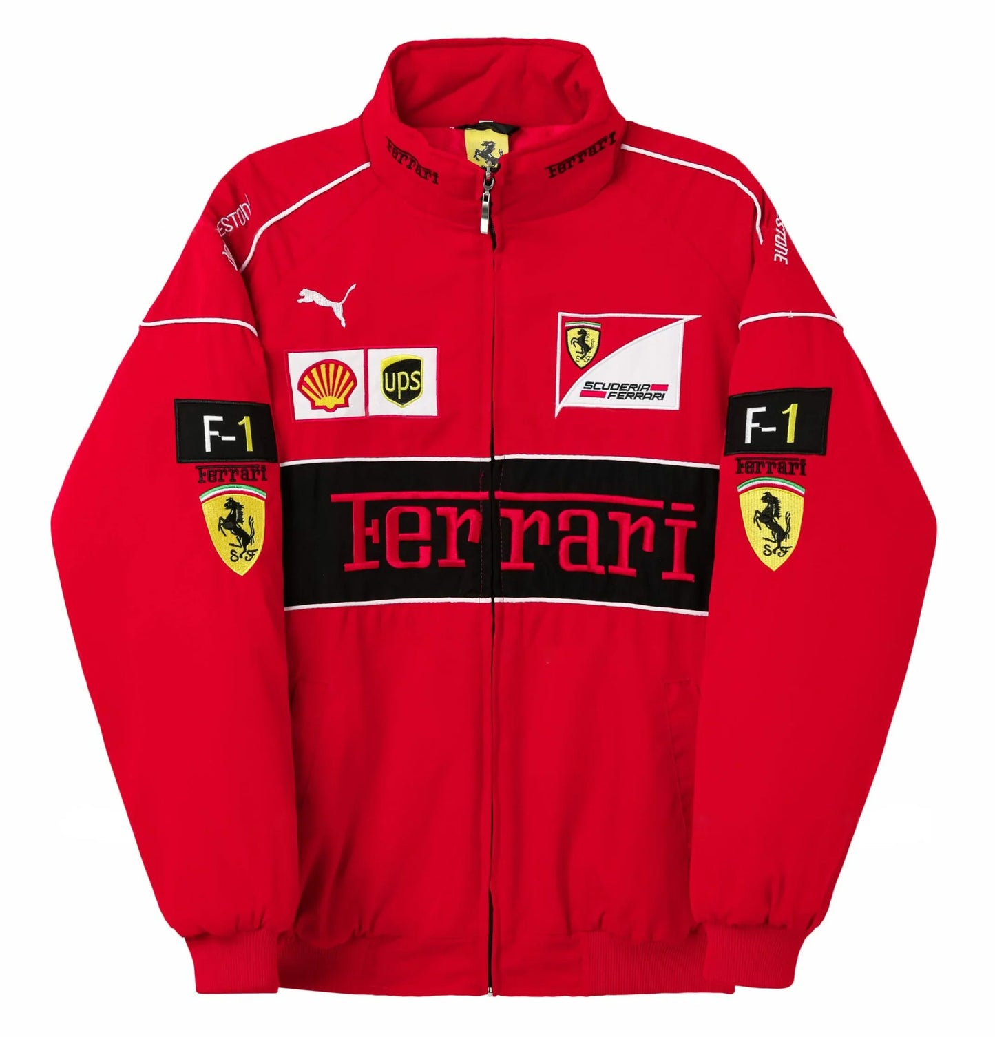 Retro F1 Racing Jacket - Red