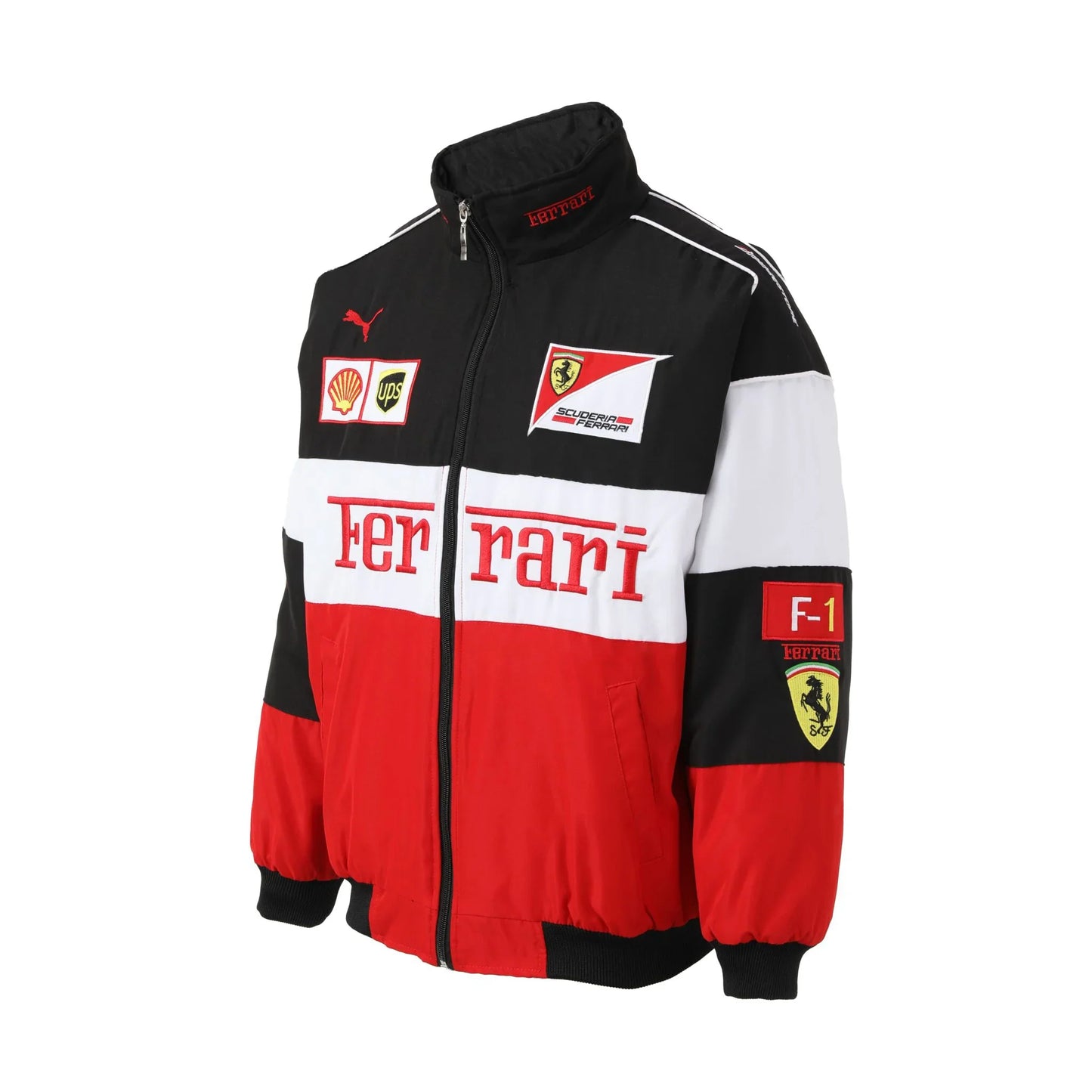 Retro F1 Racing Jacket - White