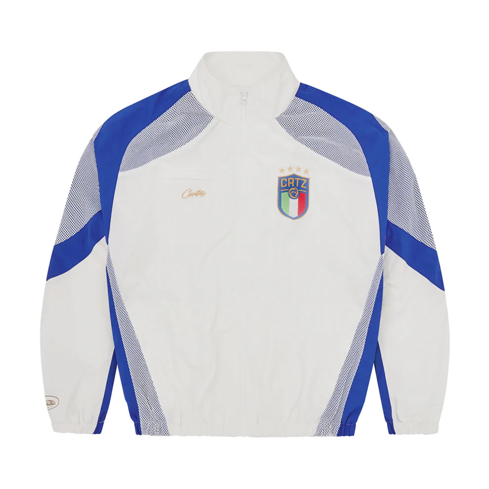 Corteiz Italia Shuku Jacket - 'White/Blue'