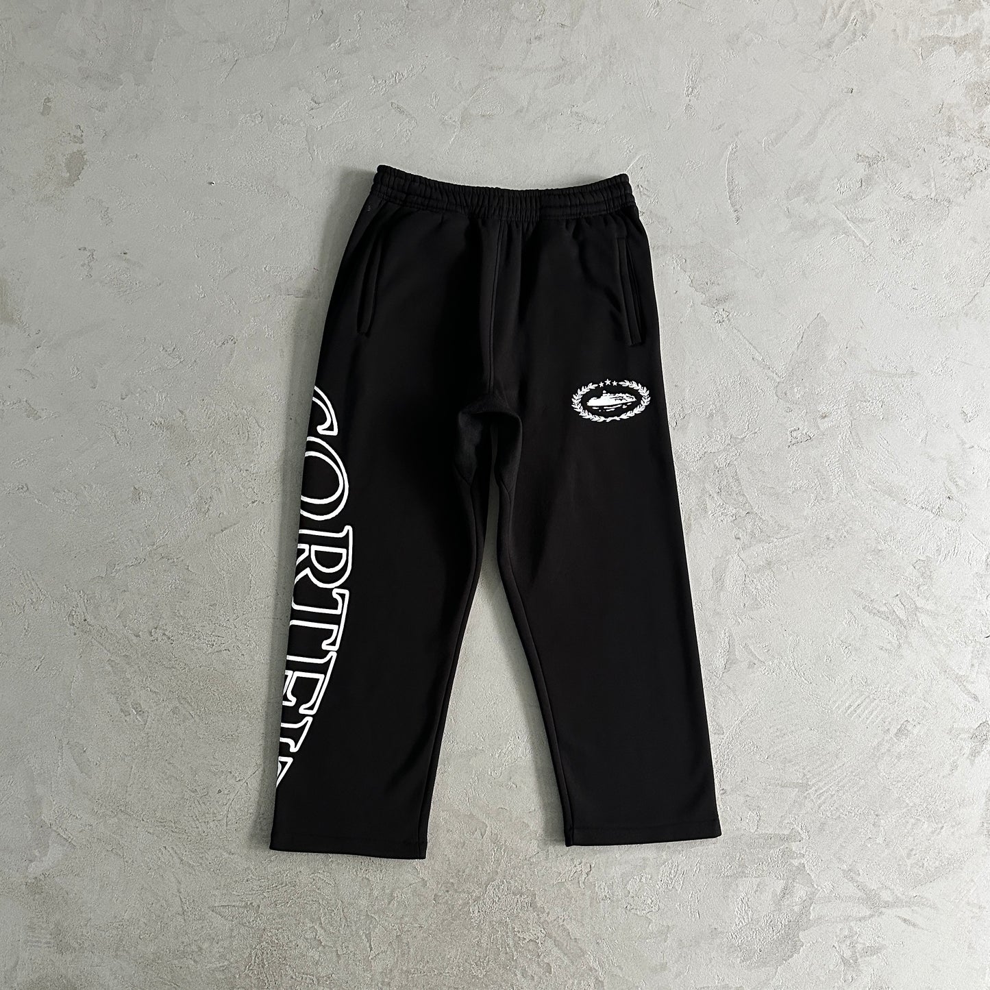 Corteiz Superior Royale Open Hem Pant 'Black'