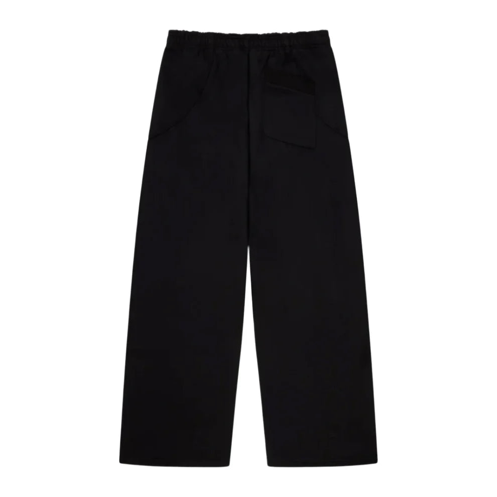 Broken Planet Cosmic Speed Wide-Leg Sweatpants Midnight Black