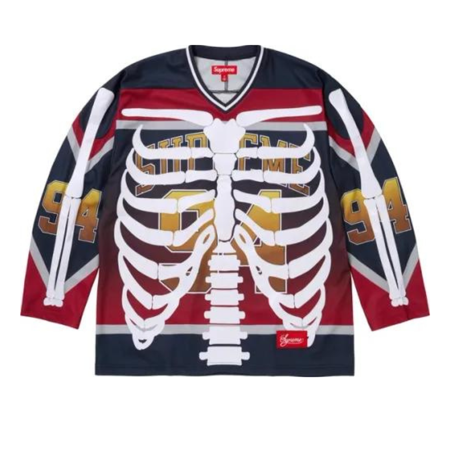 Supreme blackhawks jersey online