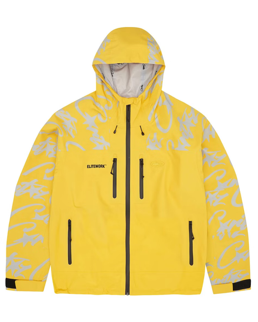 Corteiz Elitework Shell Jacket - 'Yellow'