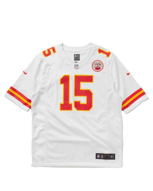 NFL Kansas City Chiefs Road Game Jersey Patrick Mahomes 15 HYPCOURT