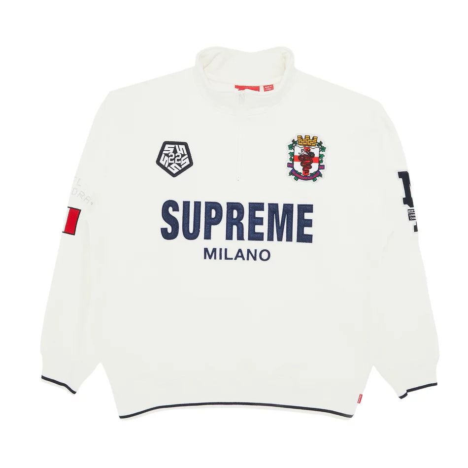 Supreme Milano Half Zip Pullover 'White'