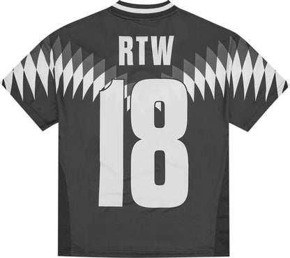 Corteiz Club RTW Football Jersey 'Black'