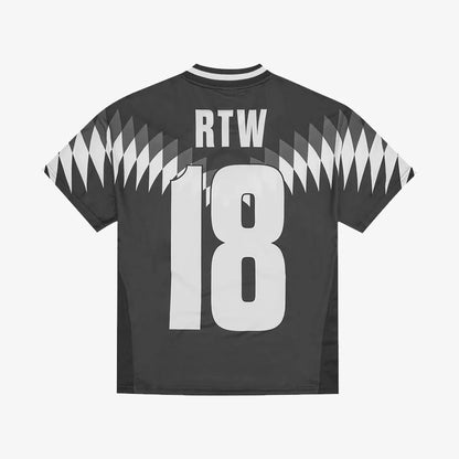 Corteiz Club RTW Football Jersey 'Black'
