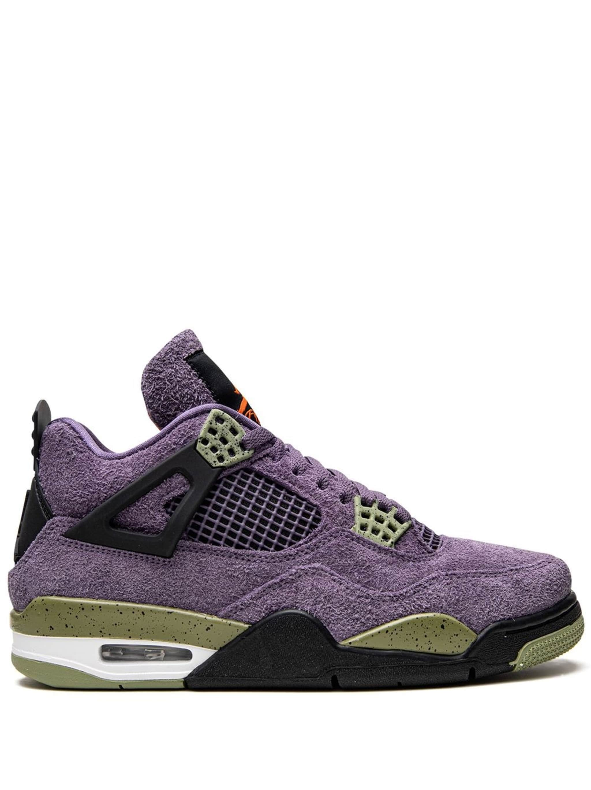 Air jordan 4 purple suede on sale