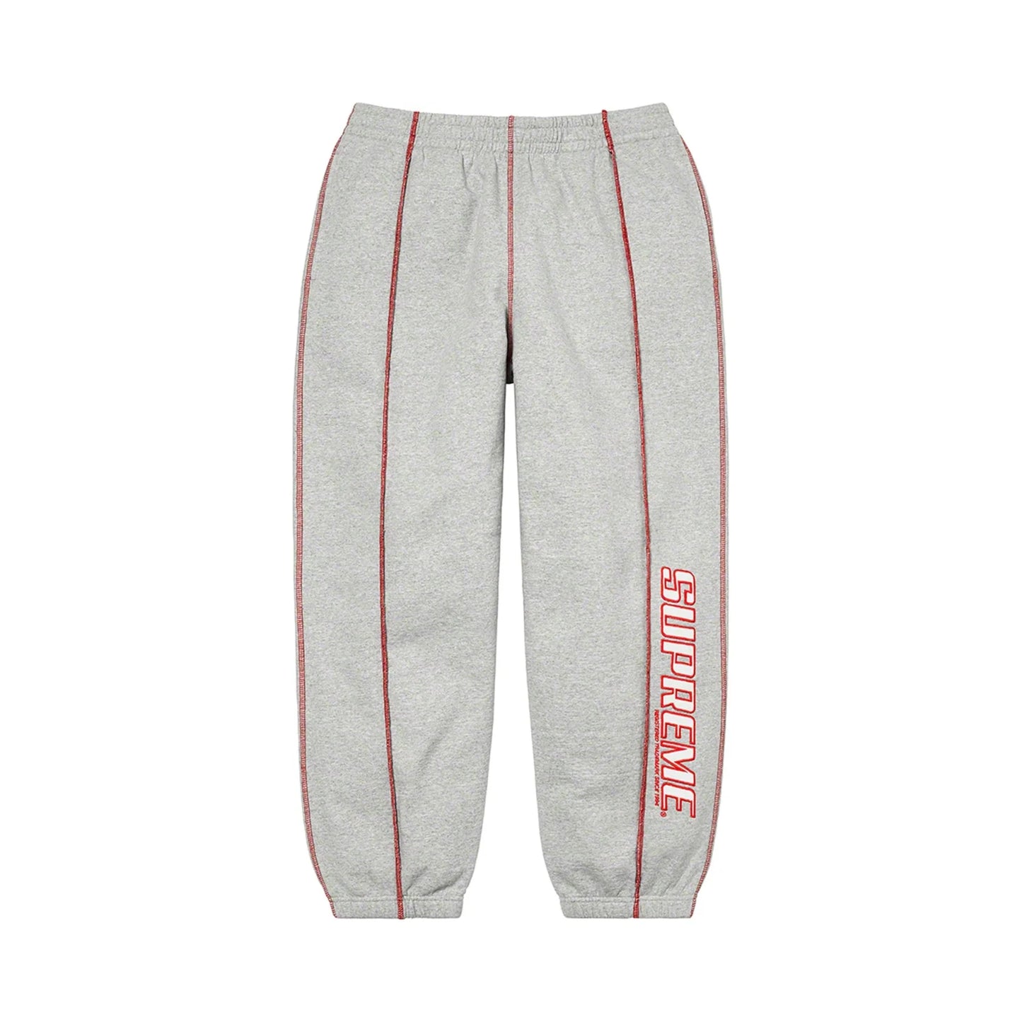 Supreme Coverstitch Sweatpant Heather Grey