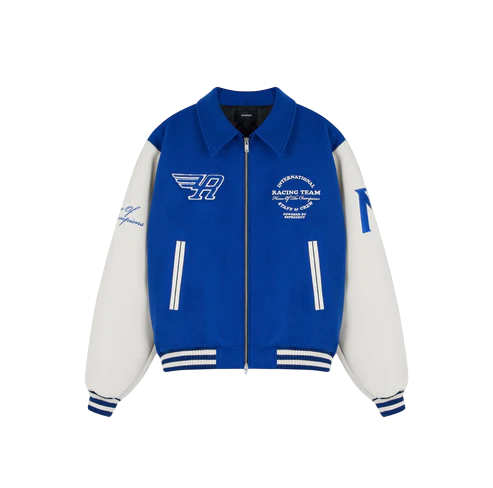 Represent  Blue Varsity Jacket