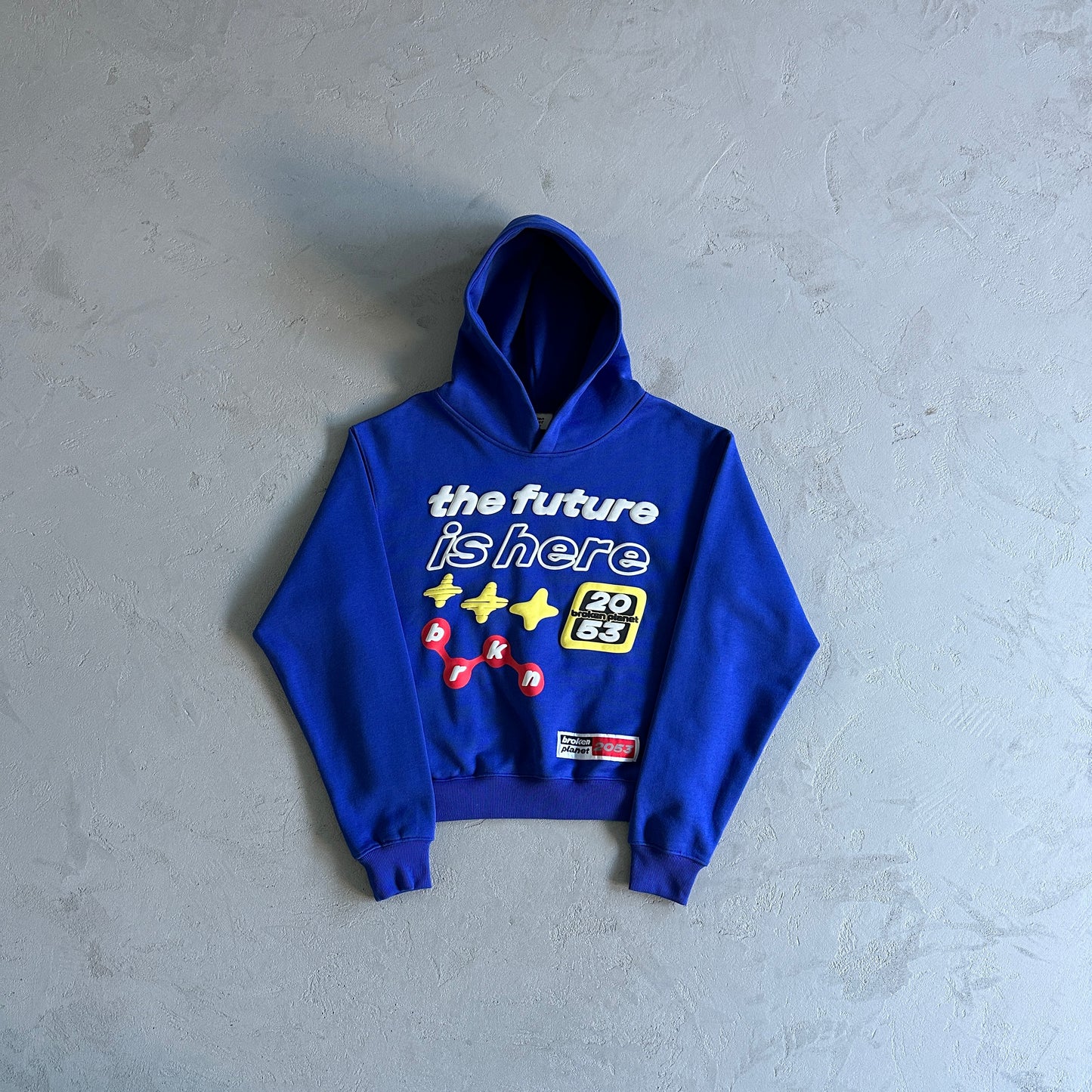 Broken Planet The Future Is Here Hoodie Blue