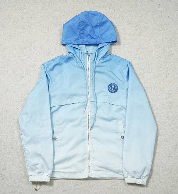 TRAPSTAR IRONGATE T WINDBREAKER - GRADIENT BLUE