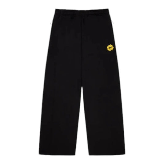 Broken Planet Cosmic Speed Wide-Leg Sweatpants Midnight Black