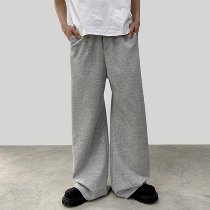 HYPCOURT OVERSIZED LOOSE JOGGERS - GREY