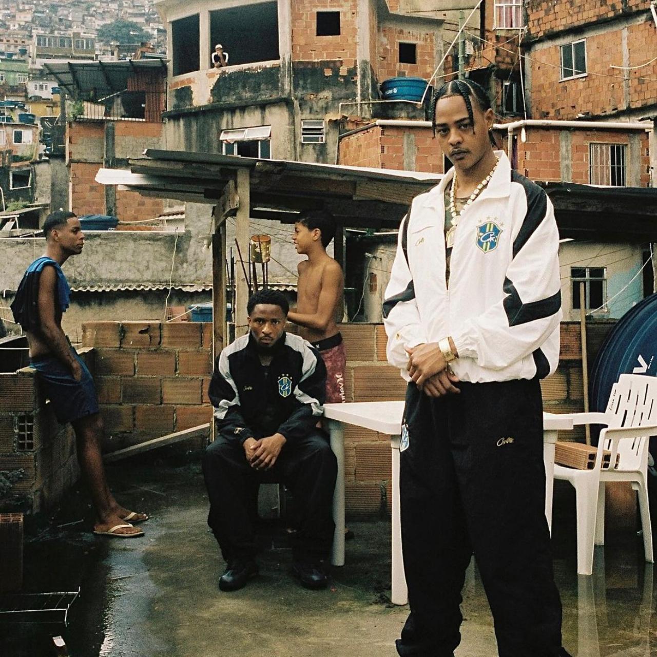 Corteiz Olympic Shuku Brasil Jacket - 'White/Black'