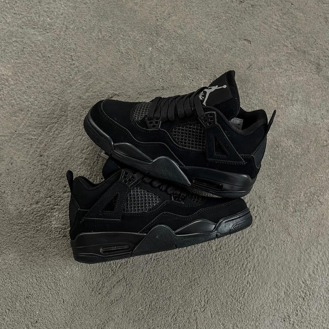 All black jordan fashion 4's