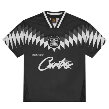 Corteiz Club RTW Football Jersey 'Black'