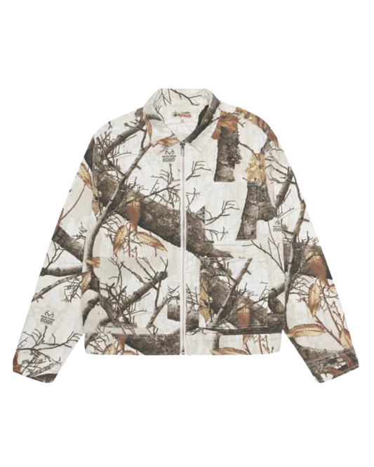 Stussy Zip Work Jacket Realtree Edge - 'Snow'