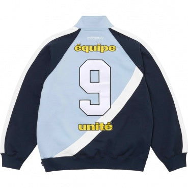 Supreme Equipé Half Zip Sweatshirt - Light Blue