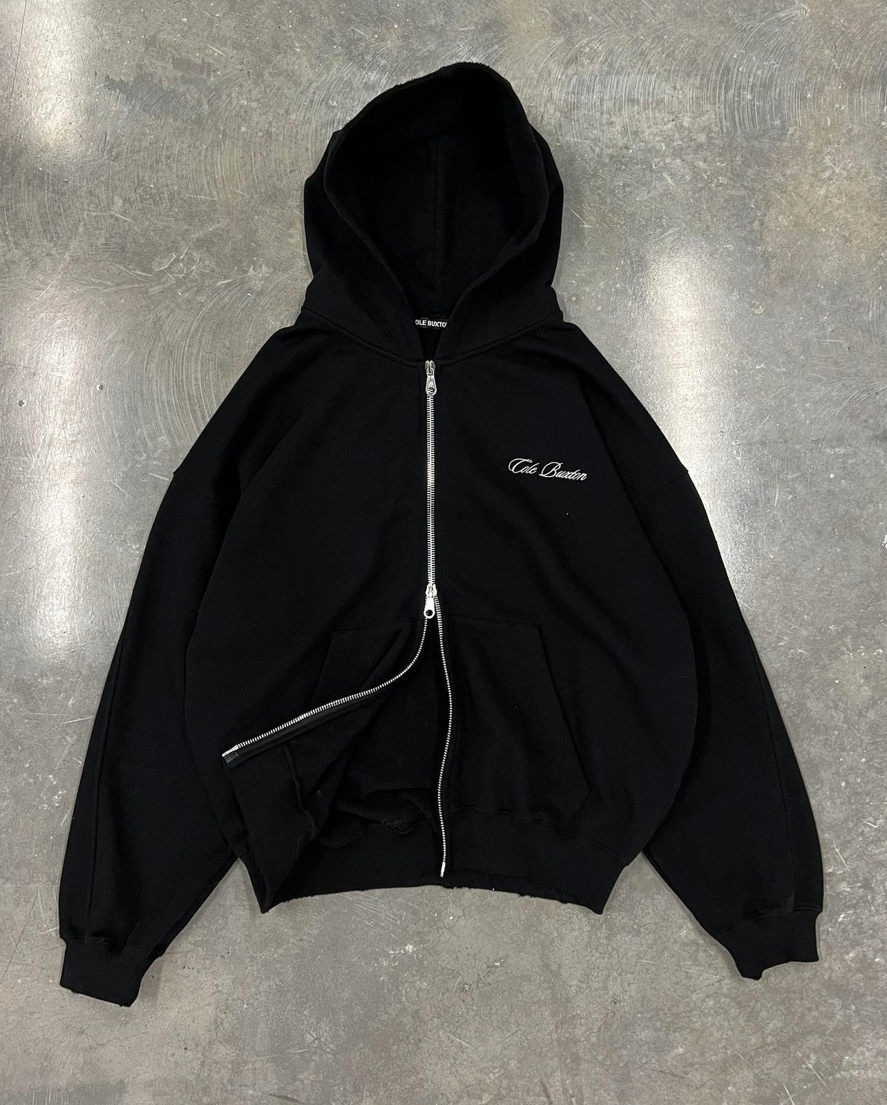 COLE BUXTON ZIP-UP HOODIE - NAVY