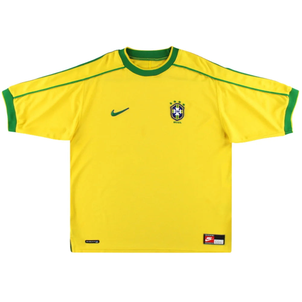 BRAZIL '98 RETRO HOME JERSEY