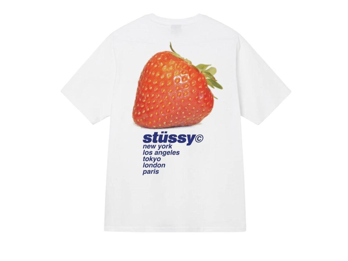 Stussy Strawberry T-Shirt White